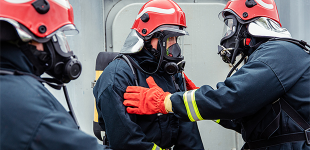 Group of firemen